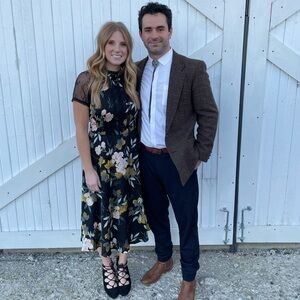 Bohme Black Floral Dress